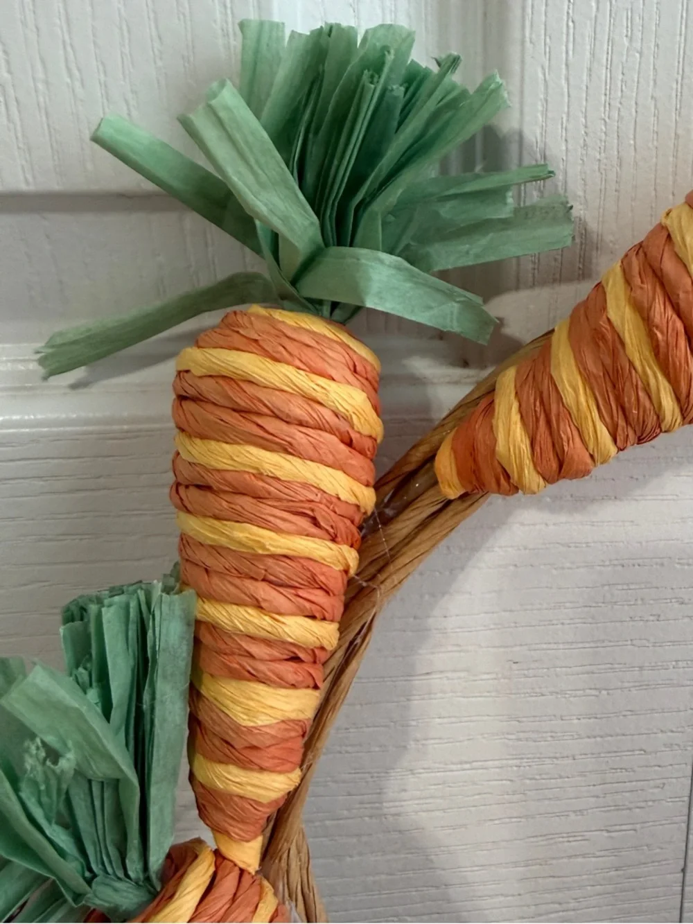 Easter carrot 12‎ inch wreath